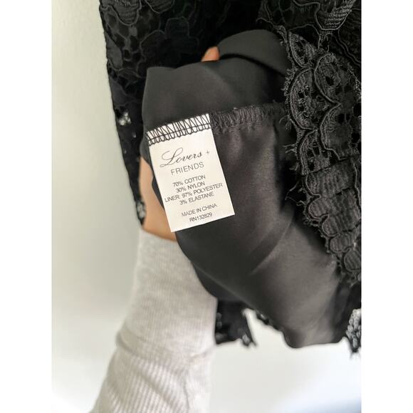 Lovers + Friends x Revolve | Dresses | Caspian Shift Dress Black | Sz XS - Picture 8 of 9